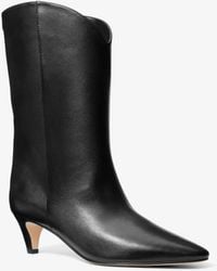 Michael Kors - Michael Kors Daniela Leather Boot - Lyst
