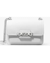MICHAEL Michael Kors - Heather Large Leather Shoulder Bag - Lyst