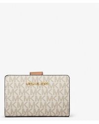 Michael Kors - Medium Signature Logo Wallet - Lyst