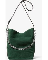 MICHAEL Michael Kors - Nolita Large Suede Bucket Bag - Lyst