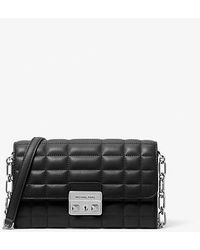 Michael Kors - Tribeca Large Leather Convertible Crossbody Bag - Lyst