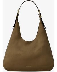 MICHAEL Michael Kors - Mk Nolita Large Nubuck Hobo Shoulder Bag - Lyst