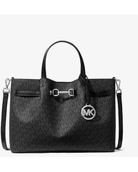 Michael Kors - Carson Medium Signature Logo Satchel - Lyst