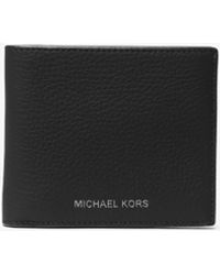 Michael Kors - Varick Saffiano Leather Billfold Wallet With Passcase - Lyst