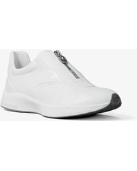 MICHAEL Michael Kors - Mk Thea Mixed-Media Trainer - Lyst