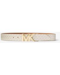 3 cm di larghezza L M XL tutte le taglie S fibbia argento lucido Visita lo Store di Michaël KorsMichael Kors Cintura da donna logo MK 