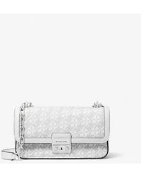 MICHAEL Michael Kors - Mk Tribeca Small Empire Signature Logo Shoulder Bag - Lyst