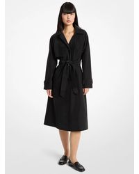 MICHAEL Michael Kors - Mk Water-Resistant Coated Trench Coat - Lyst