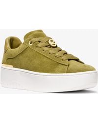 MICHAEL Michael Kors - Mk Dottie Suede Platform Trainers - Lyst