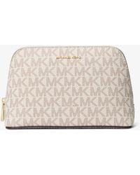 MICHAEL Michael Kors - Mk Jet Set Small Signature Logo Travel Kit - Lyst