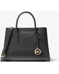Michael Kors - Mk Ruthie Small Pebbled Leather Satchel - Lyst