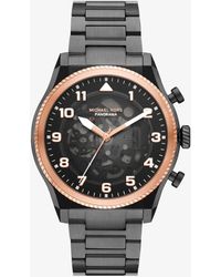 Michael Kors - Mk Oversized Panorama Two-Tone Watch - Lyst