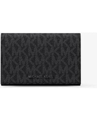 Michael Kors - Hudson Signature Logo Card Case - Lyst