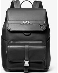 Michael Kors - Mk Varick Leather Backpack - Lyst