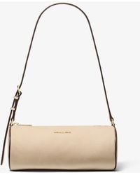 MICHAEL Michael Kors - Mk Izzy Small Nubuck Barrel Pochette - Lyst