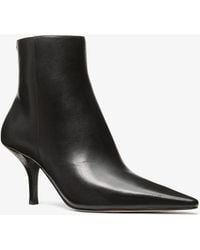 MICHAEL Michael Kors - Mk Selina Leather Ankle Boot - Lyst