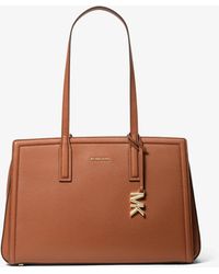 Michael Kors - Laila Medium Leather Tote Bag - Lyst