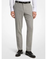Michael Kors - Mk Slim-Fit Stretch Wool Flannel Trousers - Lyst