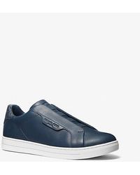 Michael Kors - Keating Leather Slip-on Sneaker - Lyst