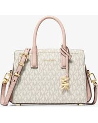 MICHAEL Michael Kors - Laila Extra-Small Signature Logo Crossbody Bag - Lyst