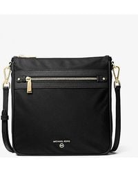 Michael Kors - Jet Set Large Nylon Gabardine Messenger Bag - Lyst