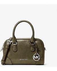 Michael Kors - Thompson Extra-Small Distressed Convertible Satchel - Lyst