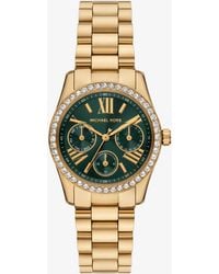 Michael Kors - Mk Mini Lexington Pavé-Tone Watch - Lyst
