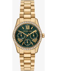 Michael Kors - Mk Mini Lexington Pavé-Tone Watch - Lyst