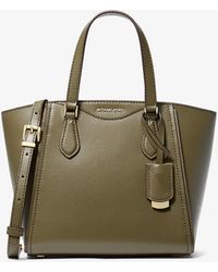 MICHAEL Michael Kors - Mk Taryn Small Leather Convertible Crossbody Bag - Lyst