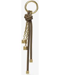 MICHAEL Michael Kors - Mk-Tone And Speckled Cord Bag Charm - Lyst