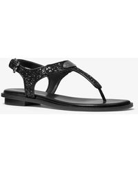 michael kors black sandals