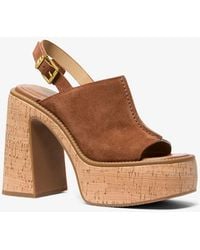 MICHAEL Michael Kors - Mksandalia Leia De Ante Con Plataforma - Lyst