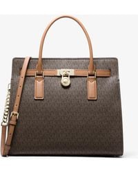 MICHAEL Michael Kors - Hamilton Large Satchel - Lyst