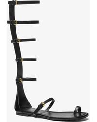 Michael Kors - Mk Juliette Leather Gladiator Sandal - Lyst