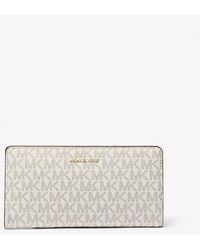 Michael Kors - Mk Bryant Large Signature Logo Snap-Front Wallet - Lyst
