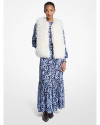 Michael Kors - Faux Shearling Vest - Lyst