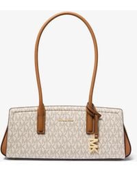 MICHAEL Michael Kors - Laila Small Signature Logo Shoulder Bag - Lyst