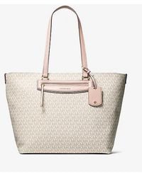 Michael Kors - Mk Jet Set Travel Extra-Large Signature Logo Tote Bag - Lyst