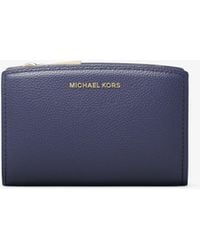 Michael Kors - Bryant Medium Pebbled Leather Wallet - Lyst