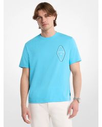Michael Kors - Mk Graphic Logo Cotton T-Shirt - Lyst