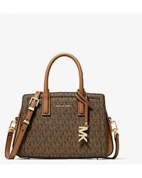 Michael Kors - Laila Extra-Small Signature Logo Crossbody Bag - Lyst