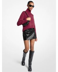 MICHAEL Michael Kors - Mk Wool Polo Neck Jumper - Lyst