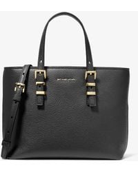 MICHAEL Michael Kors - Mk Quinn Small Pebbled Leather Convertible Crossbody Bag - Lyst