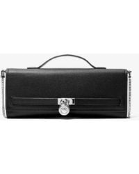 MICHAEL Michael Kors - Mk Hamilton Moderne Medium Leather Convertible Clutch - Lyst