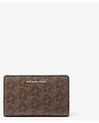 MICHAEL Michael Kors - Medium Empire Signature Logo Wallet - Lyst