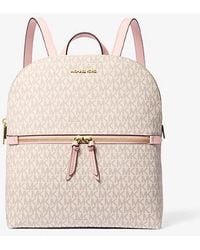Michael Kors - Dallas Medium Signature Logo Backpack - Lyst