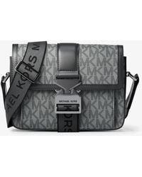 Michael Kors - Mk Hudson Signature Logo Crossbody Bag - Lyst