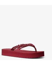 Michael Kors - Zaza Platform Flip Flop - Lyst