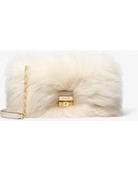 MICHAEL Michael Kors - Mk Grand Sac Porté Épaule Tribeca En Fausse Peau De Mouton - Lyst