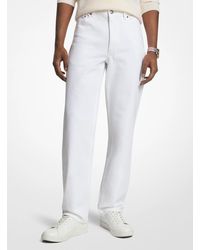 Michael Kors - Finn Straight-Leg Stretch Denim Jeans - Lyst